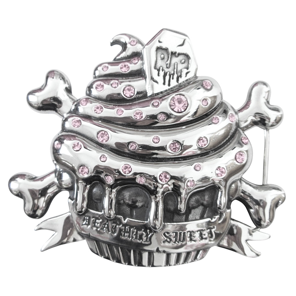 cupcakez belt buckle *light pink*