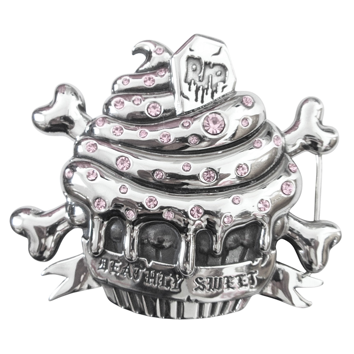 cupcakez belt buckle *light pink*