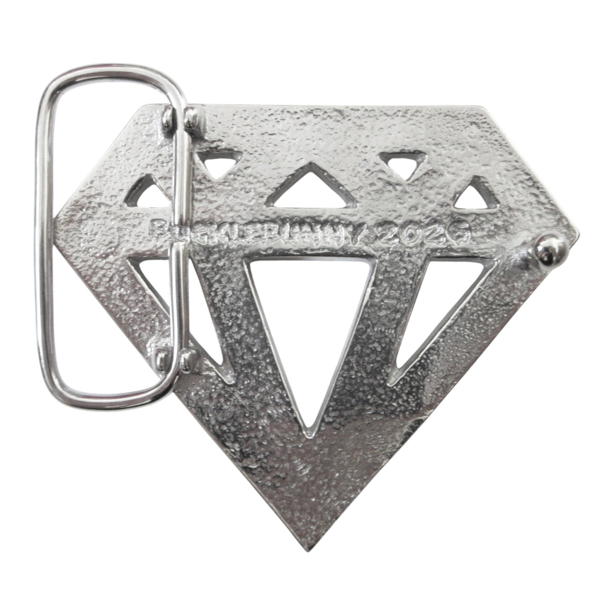 hollywood belt buckle *clear stones*