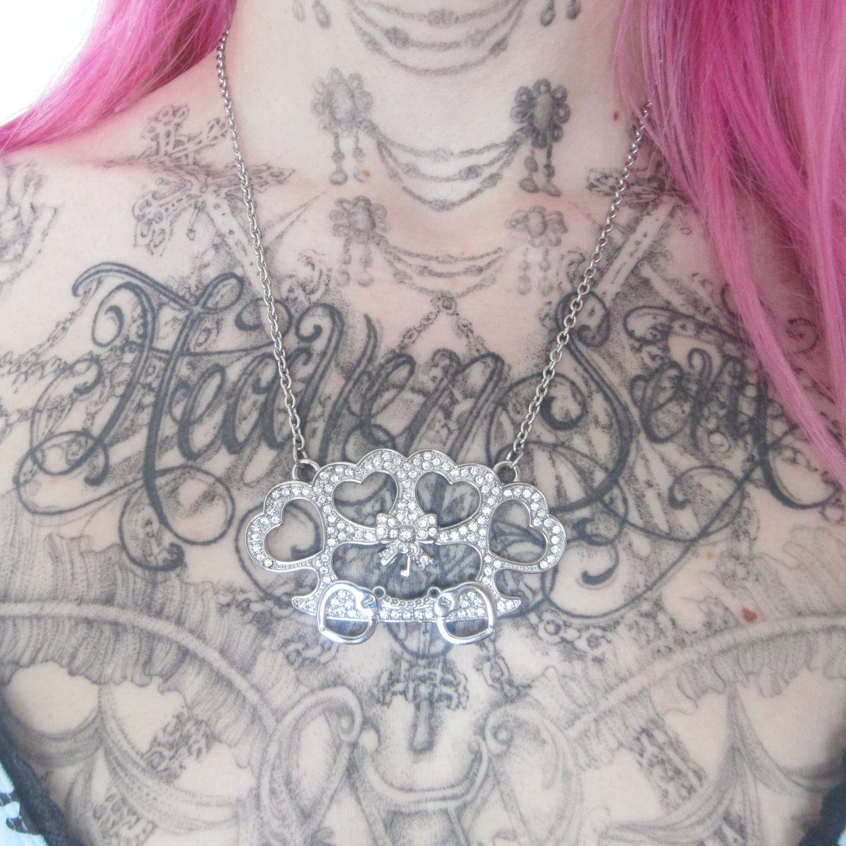 perfection necklace *clear stones*