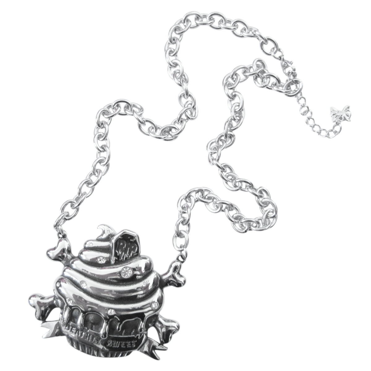 cupcakez necklace *clear stones*