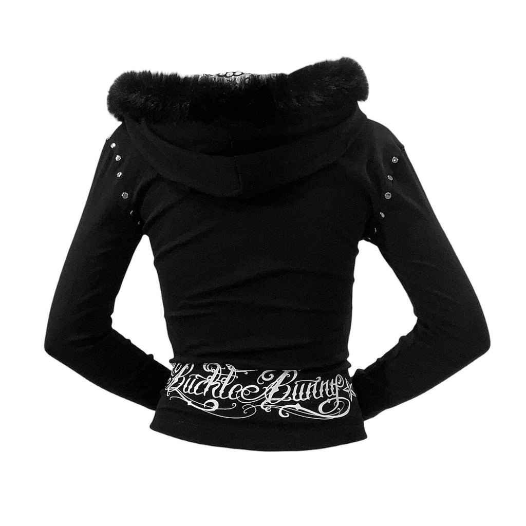 black starkissed hoodie *white*