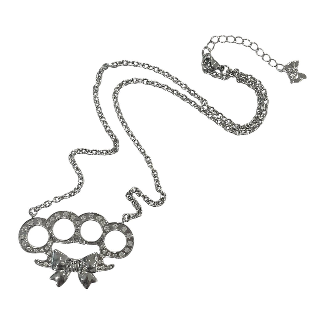mini serenade necklace *clear stones*