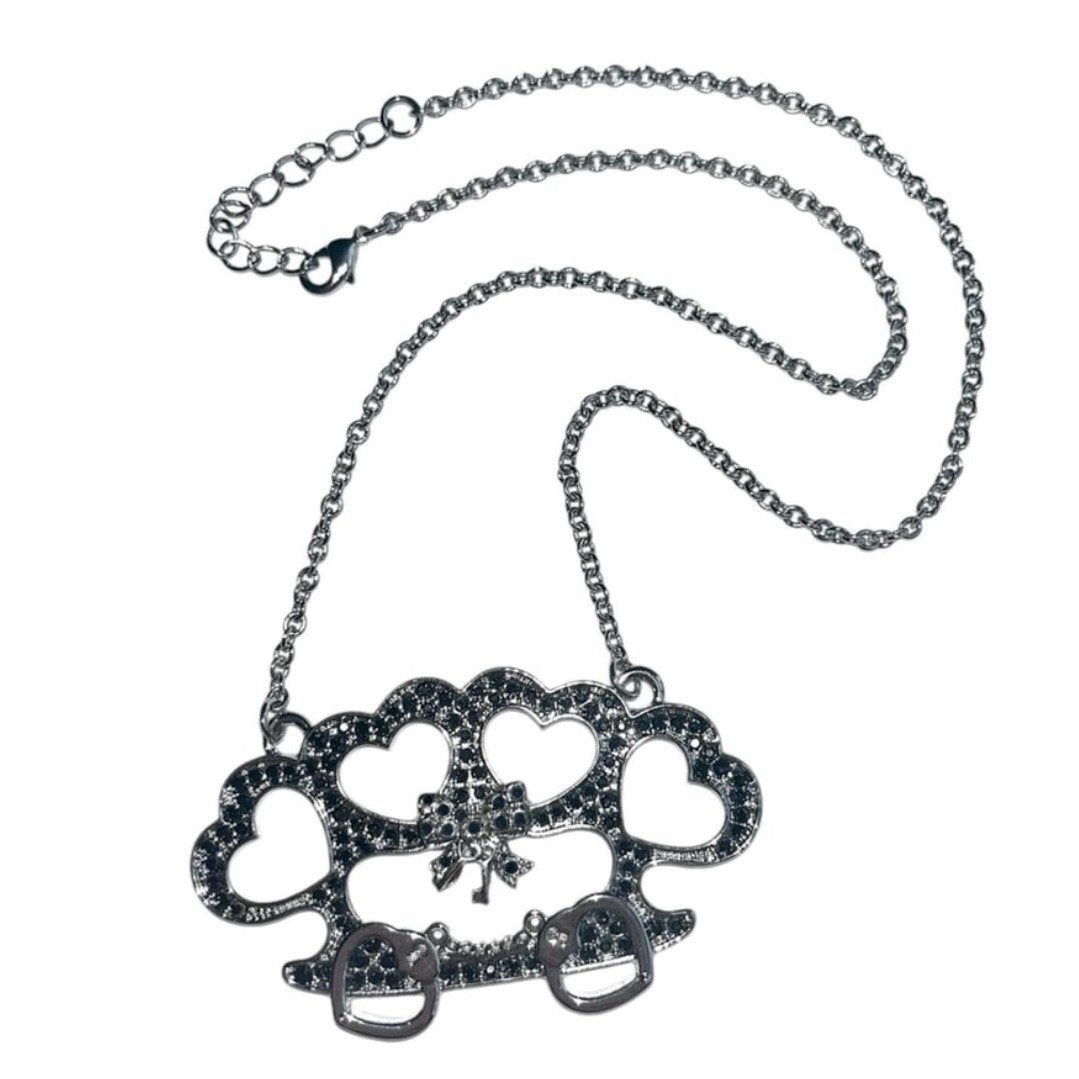 perfection necklace *black stones*