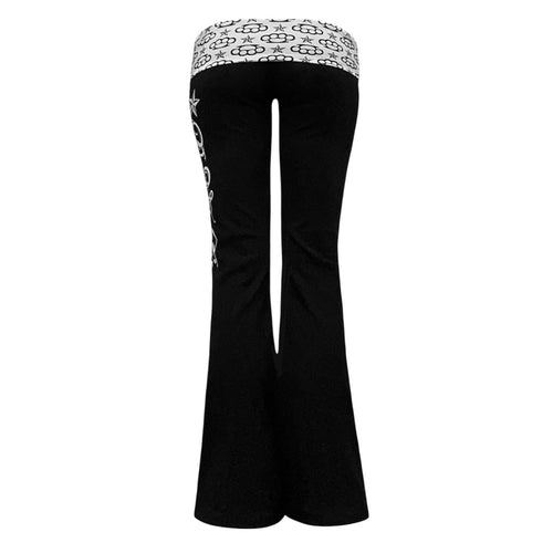 black starkissed foldover leggings *white*