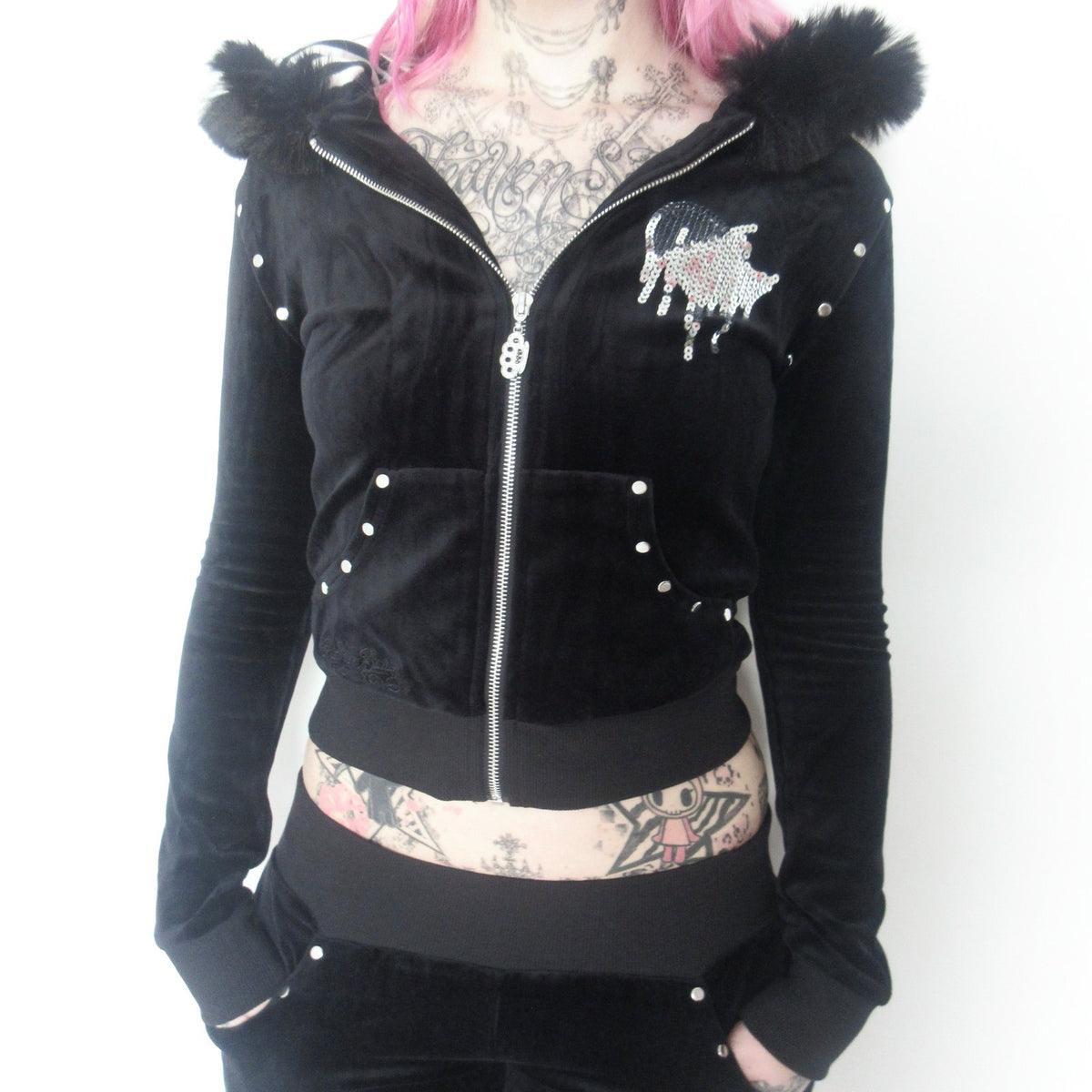 love brains hoodie *silver*