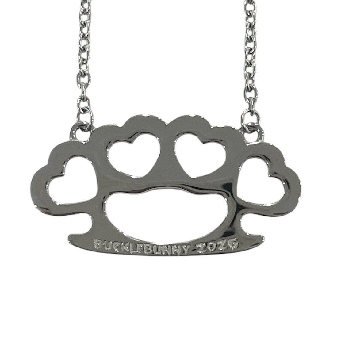 mini beatdown necklace *clear stones*