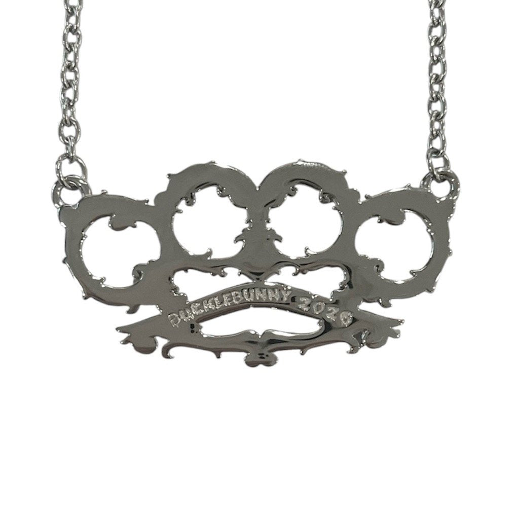 mini brutal necklace *clear stones*