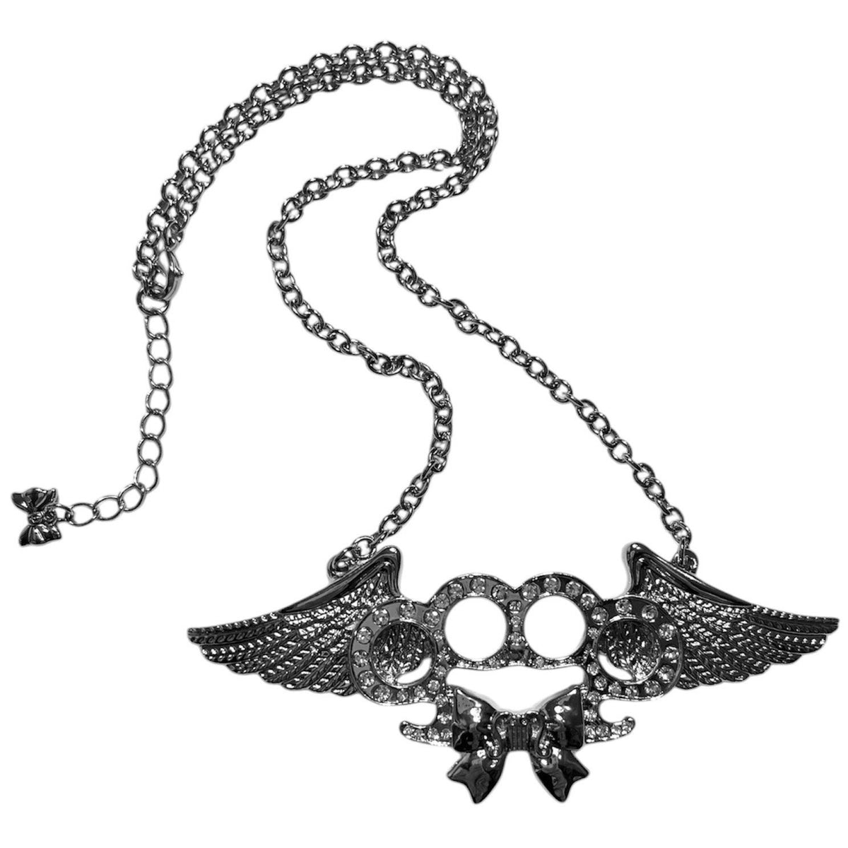 glamour necklace *clear stones*