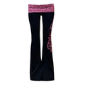 black starkissed fold over legging *pink*