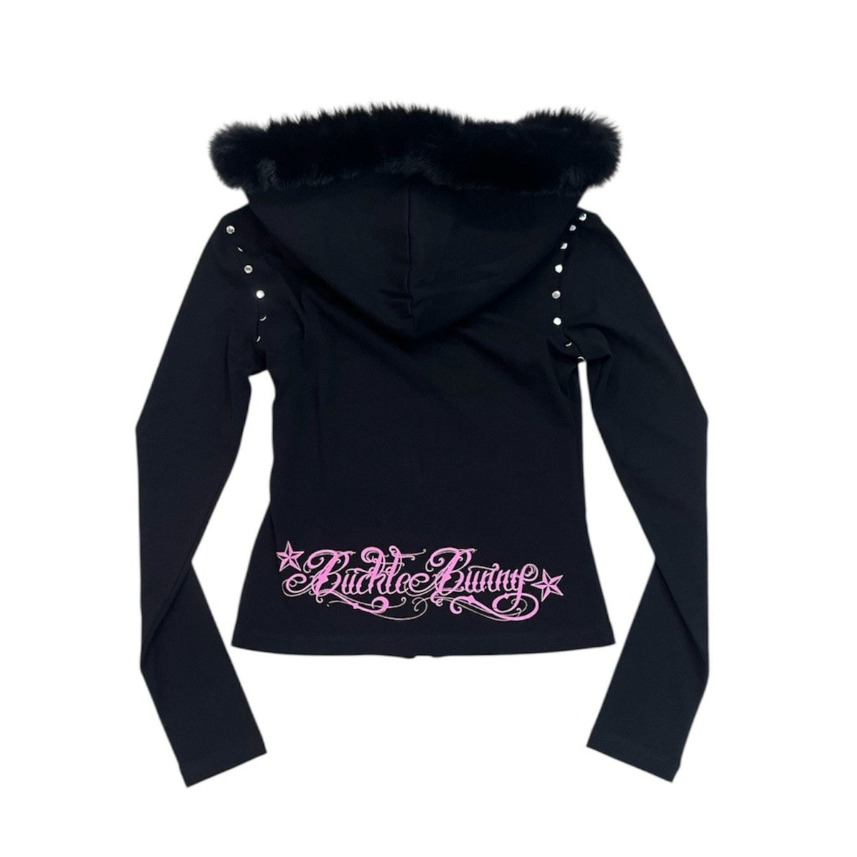 black starkissed hoodie *pink*
