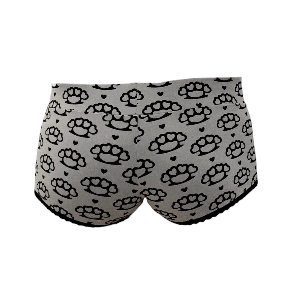 scene queen micro shorts *grey*