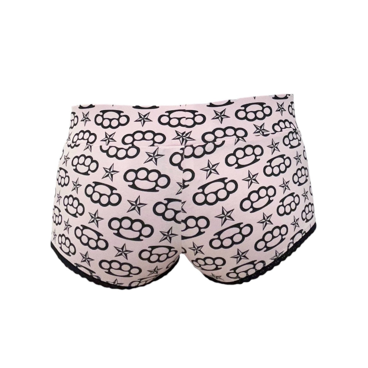 scene queen micro shorts *light pink*