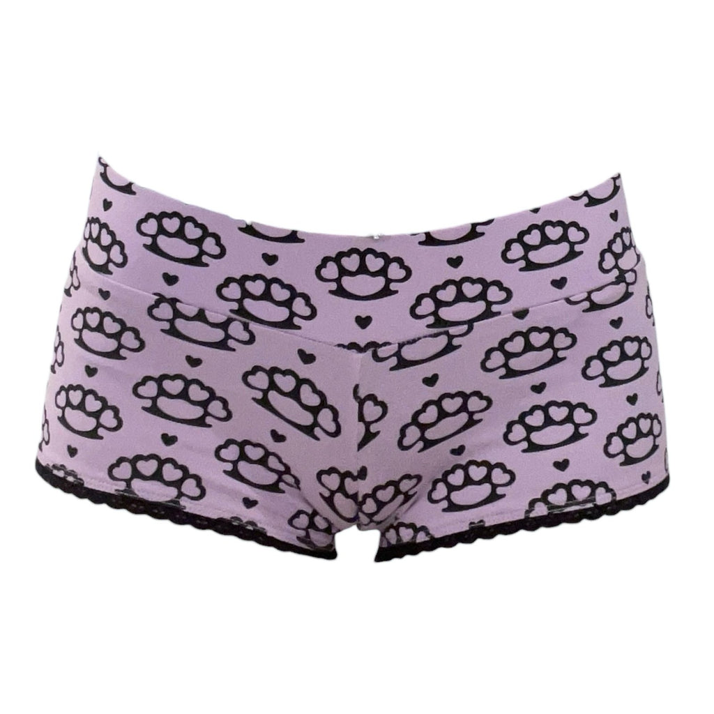 scene queen micro shorts *light purple*