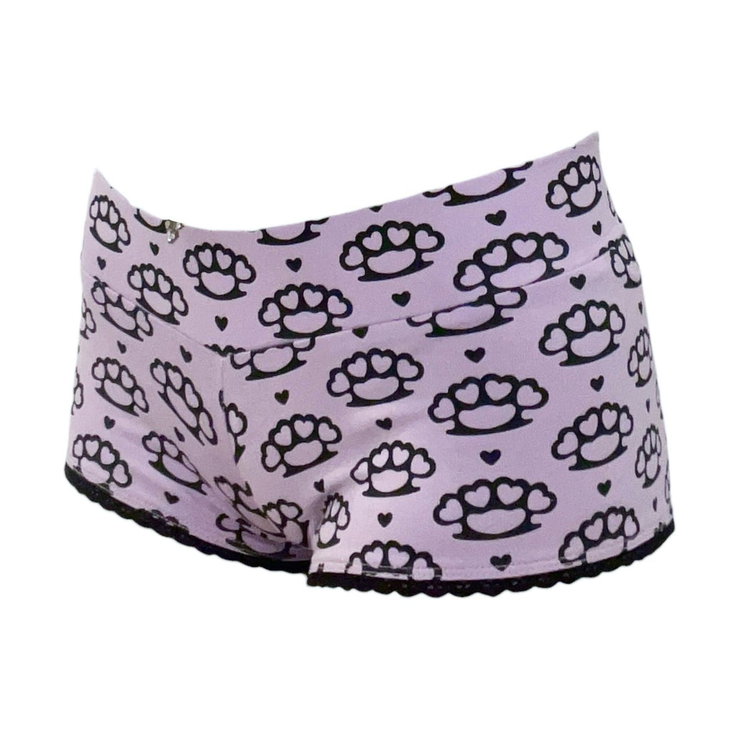 scene queen micro shorts *light purple*