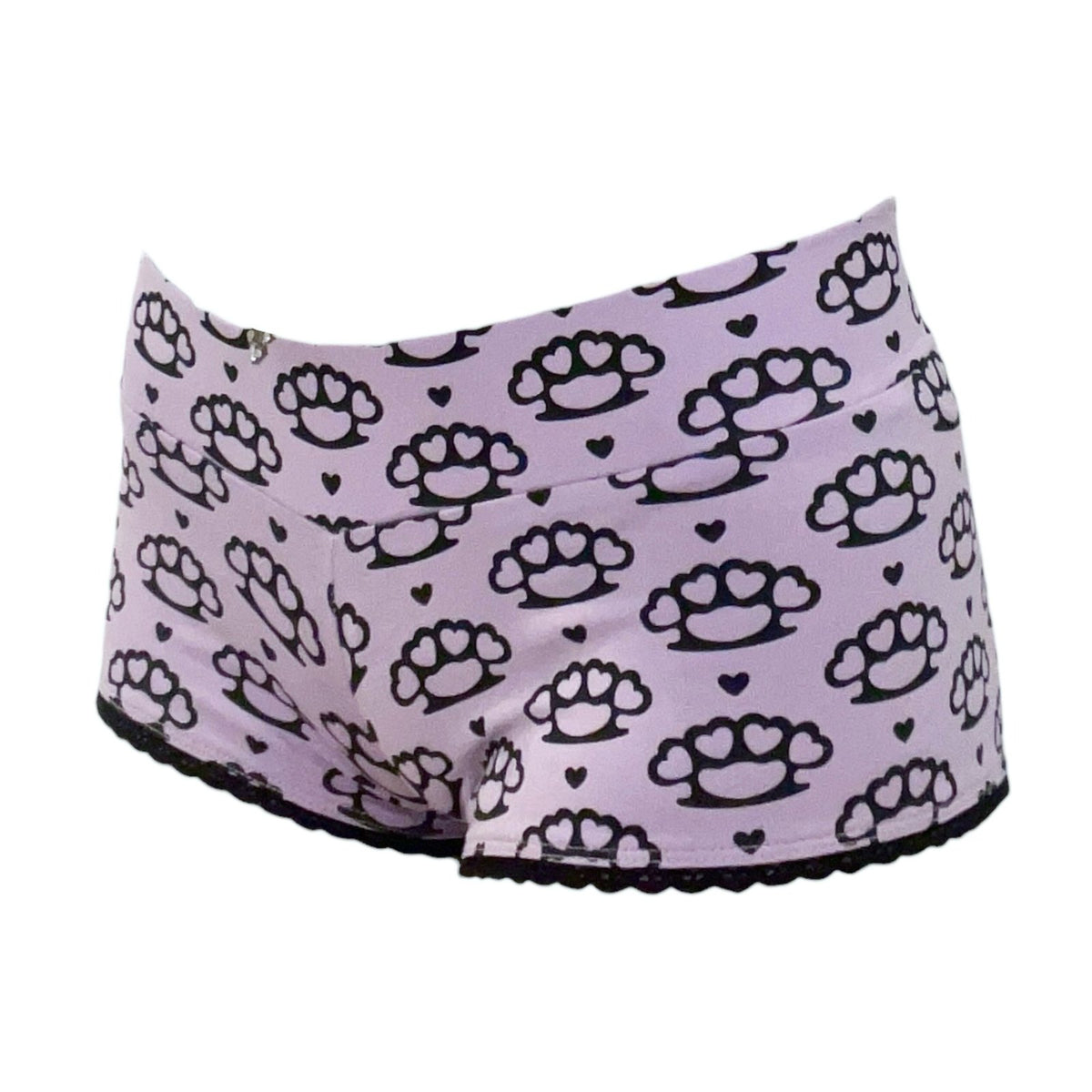 scene queen micro shorts *light purple*