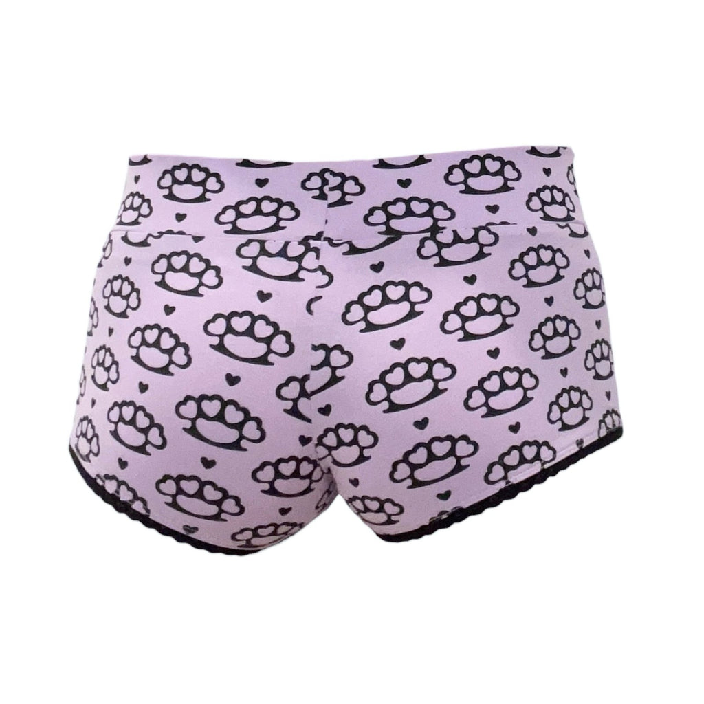 scene queen micro shorts *light purple*