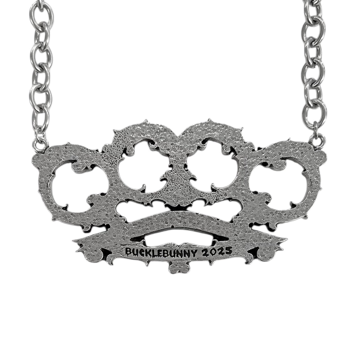 brutal necklace *clear stones*