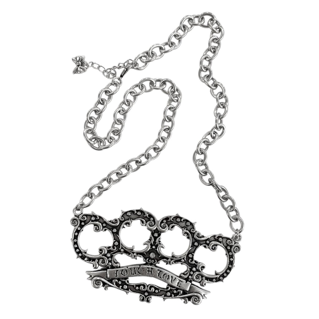 brutal necklace *clear stones*