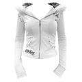 white starkissed hoodie *black*